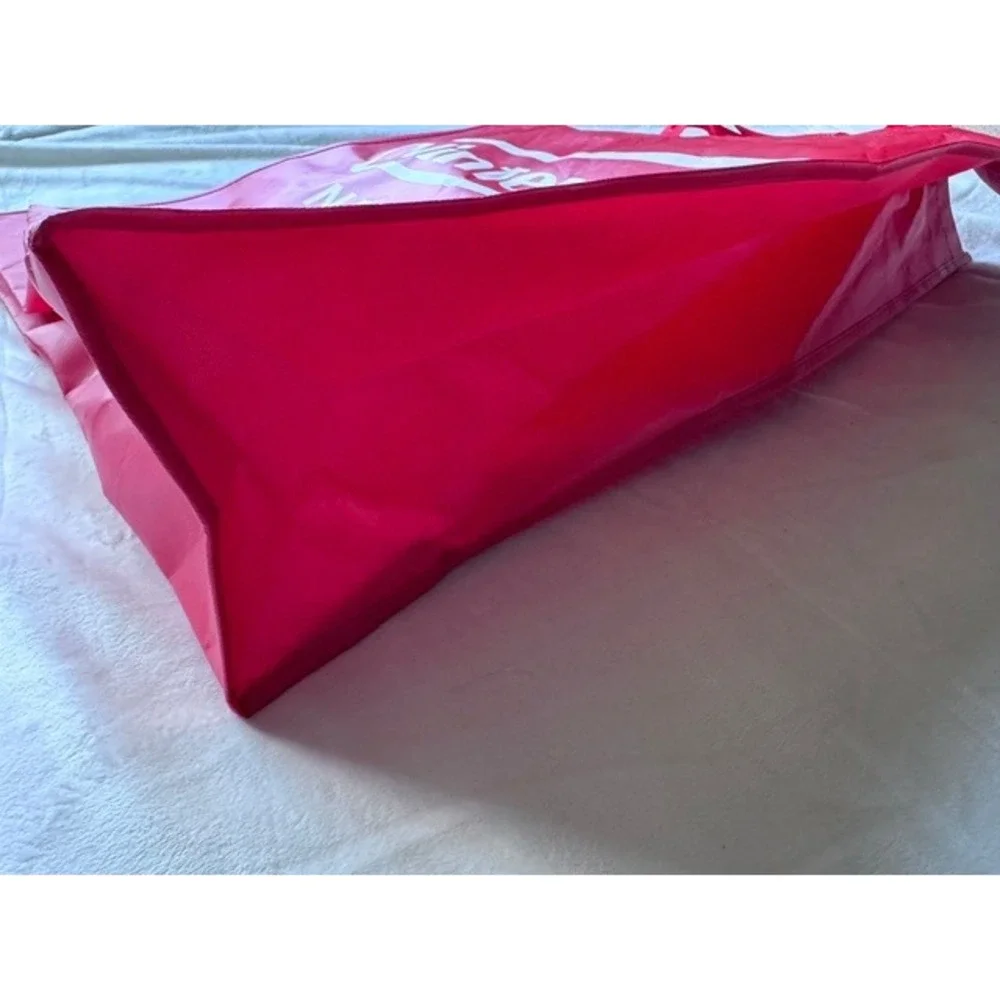 Nintendo New York 10 Rockefeller Plaza Reusable Tote Bag Red Large Mario NYC